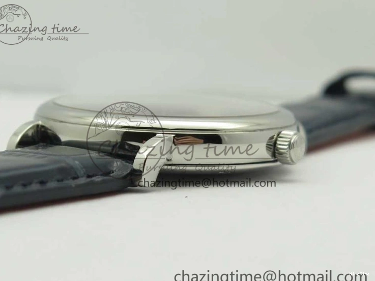 MIROTIME 0518 Portofino Automatic SS FKF 1:1 Best Edition Blue Dial on Blue Leather Strap A Cozy 7133
